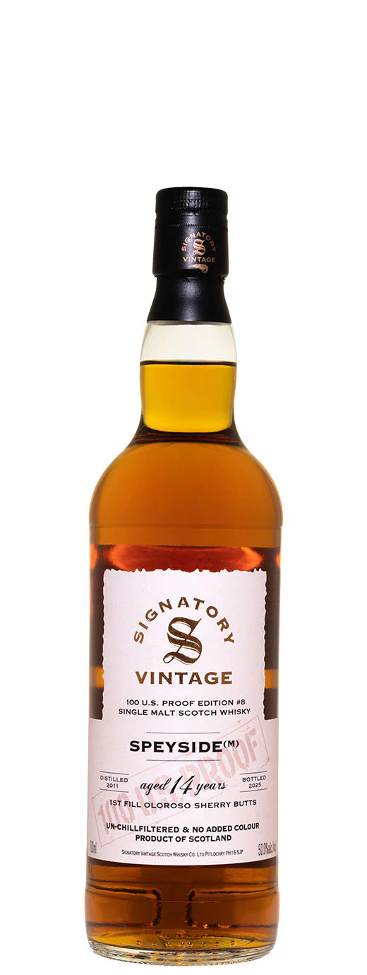 Signatory Speyside (M) 14yr 2011 Single Malt Scotch