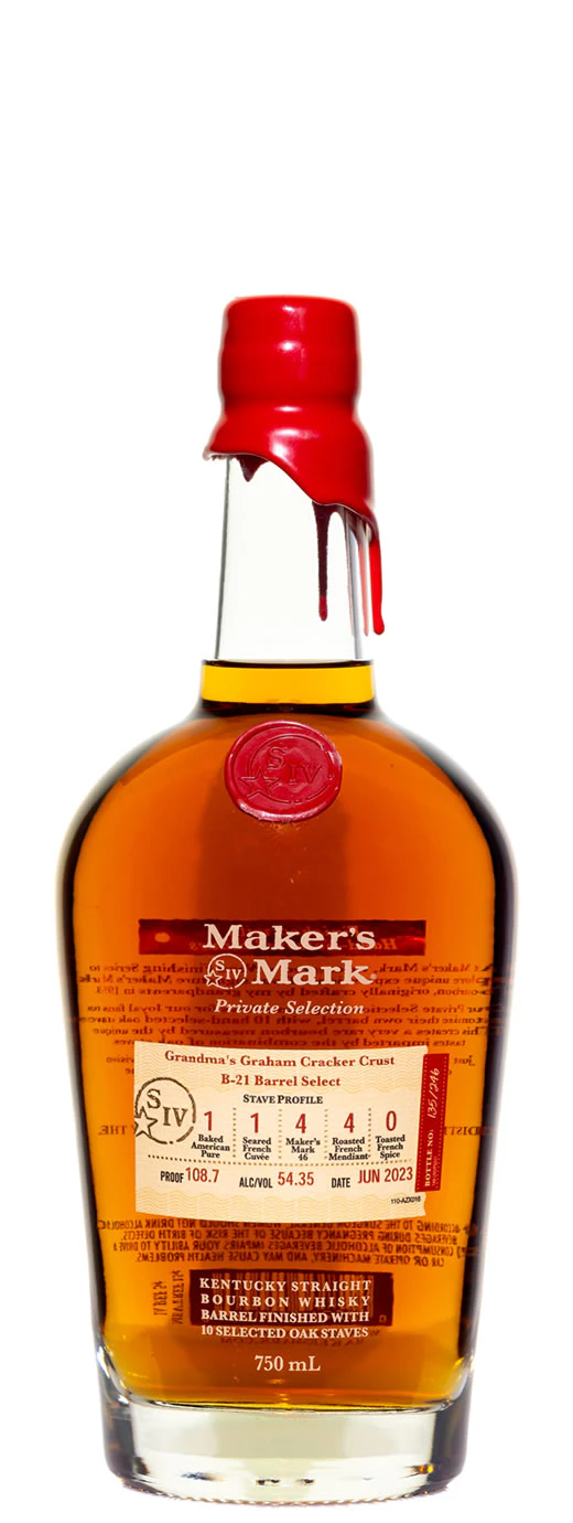 Makers Mark B-21 Private Select Grandmas Graham Cracker Crust
