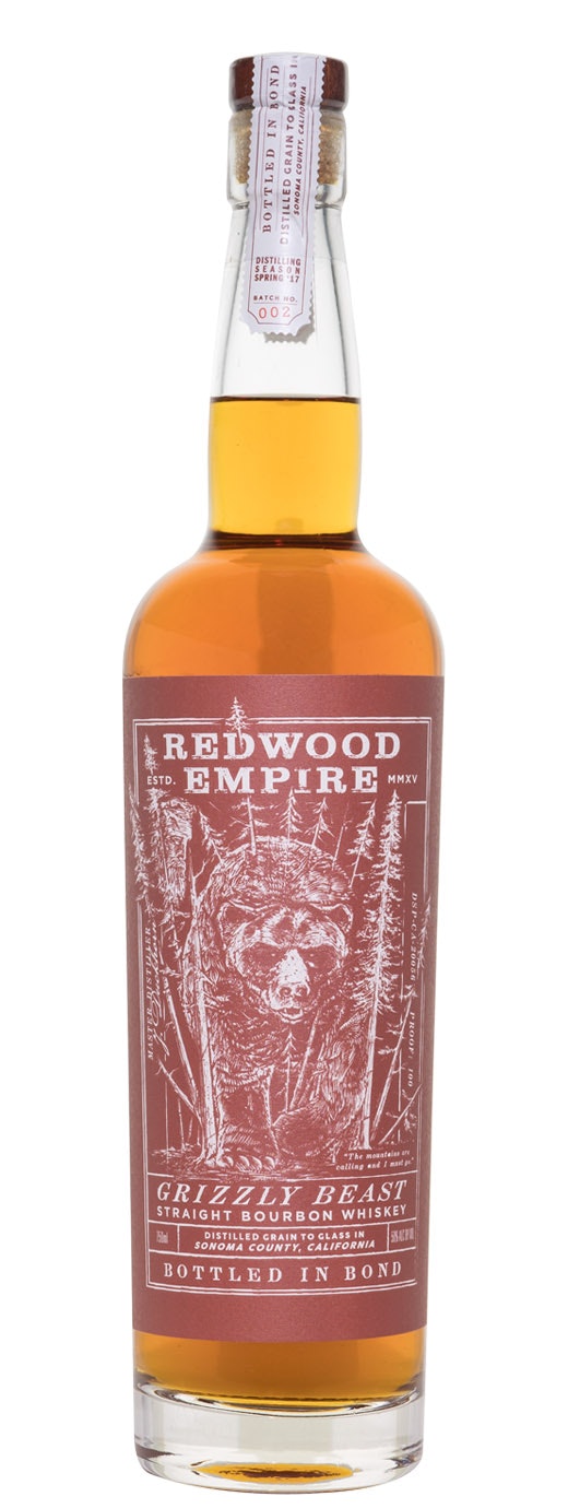 Redwood Empire Grizzly Beast Bottled in Bond Straight Bourbon Whiskey