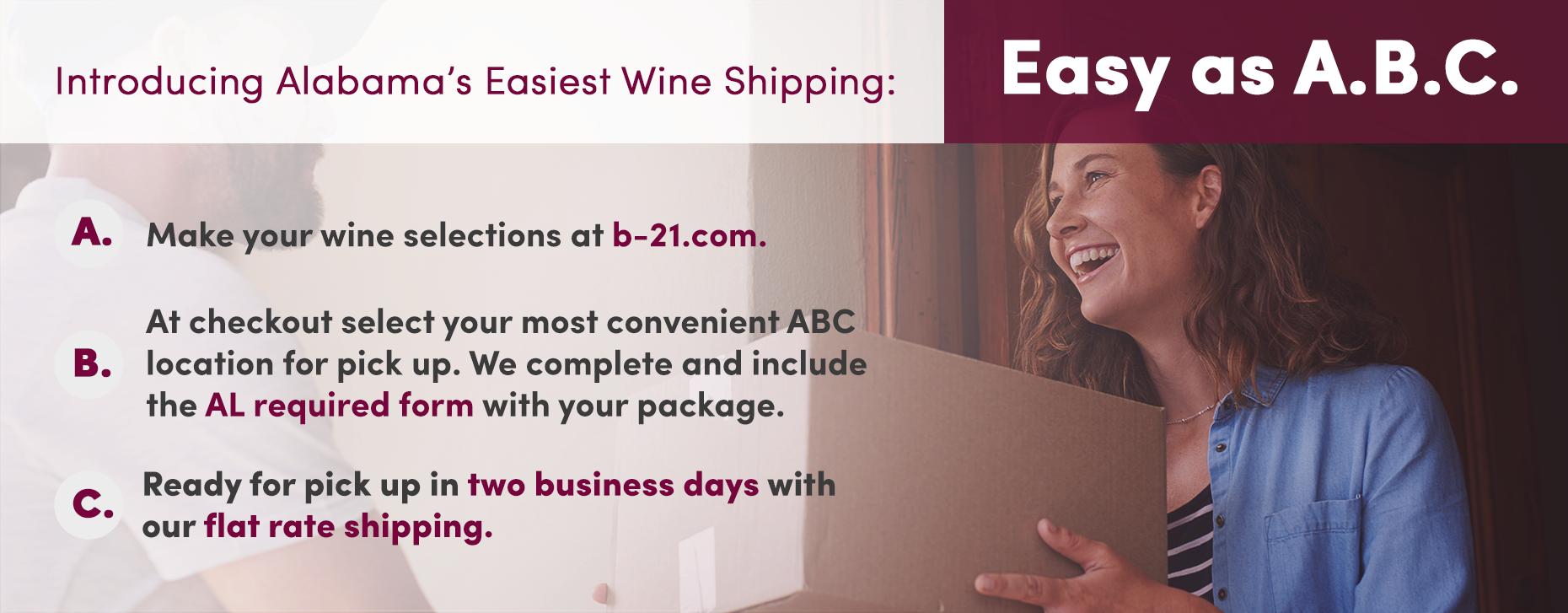 Alabama's Easiest Wine Shipping